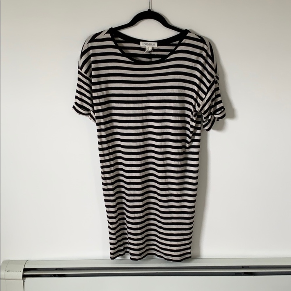 Striped t shirt dress
